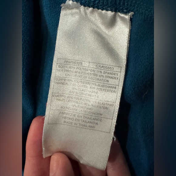 Nike Teal Hooded Jacket with hand mittens - Picture 8 of 11